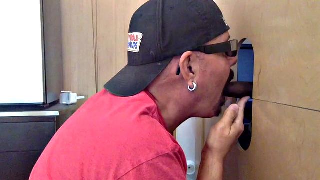 Big Black Man Gets A Blow Job