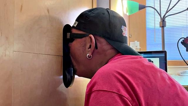 Big Black Man Gets A Blow Job