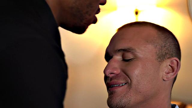 IR jock enjoys rimming and anal with Black BF