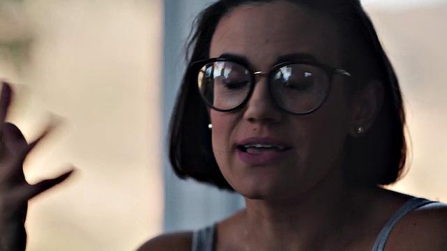 Lez squirting strapon sex between busty big boobed babes