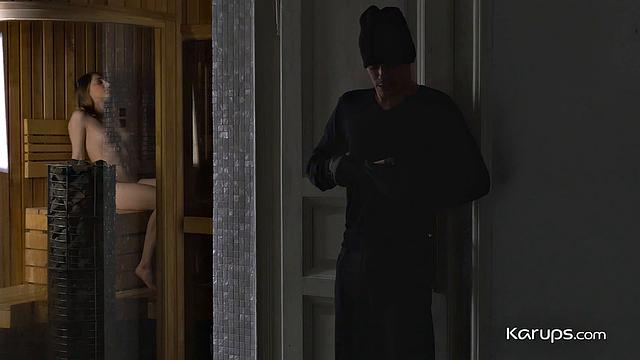 lana bunny rides cock and takes a deep creampie
