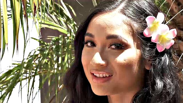 Petite Asian Babe Gets Pounded Hard After Her Pussy Gets Eaten Out In 69