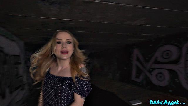 Creampied in the tunnel