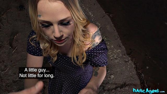 Creampied in the tunnel