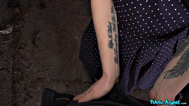 Creampied in the tunnel