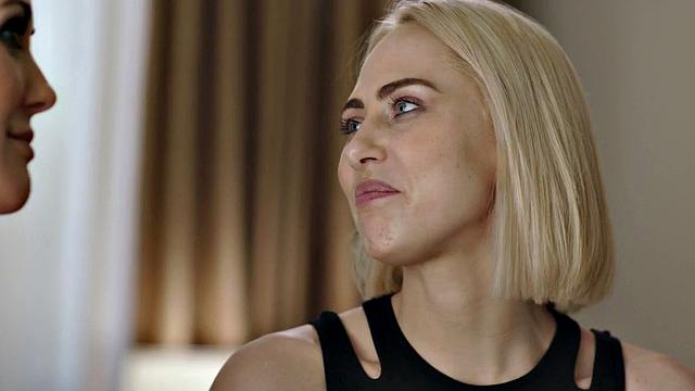 Sapphic blonde queening and tribbing MILF