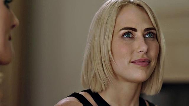 Sapphic blonde queening and tribbing MILF