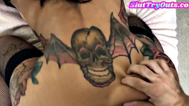 Real cuckquean choosing busty slut