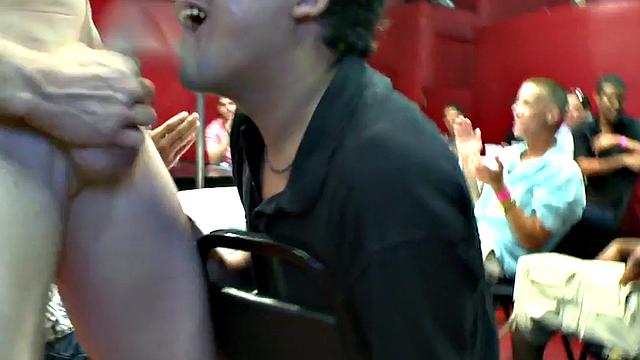 Real public gays enjoy anal on stripping party