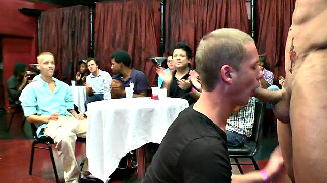 Real public gays enjoy anal on stripping party