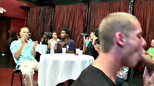 Real public gays enjoy anal on stripping party