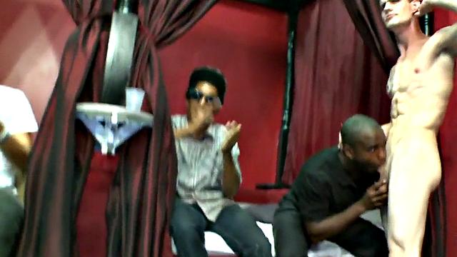 Real public gays enjoy anal on stripping party