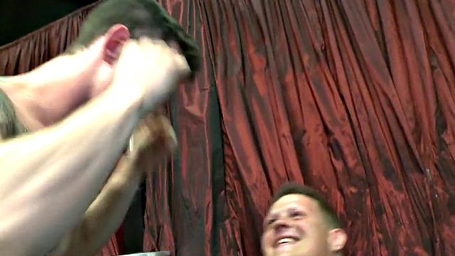 Real public gays enjoy anal on stripping party