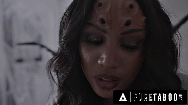 PURE TABOO Housewife August Skye DRAINS Local Boy & Her Husband Of Cum After Infected By A Spider!