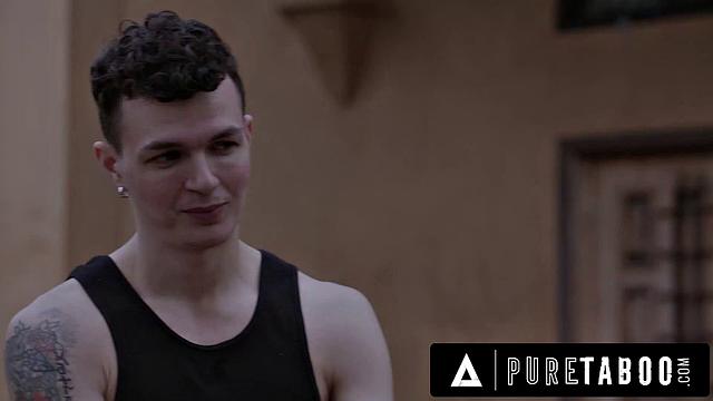 PURE TABOO Housewife August Skye DRAINS Local Boy & Her Husband Of Cum After Infected By A Spider!