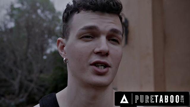 PURE TABOO Housewife August Skye DRAINS Local Boy & Her Husband Of Cum After Infected By A Spider!