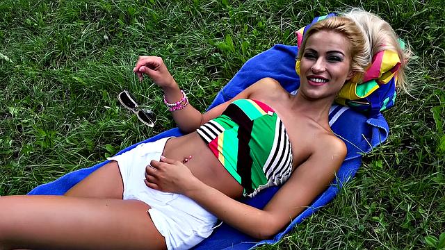 Natural Serbian Outdoor Fuck