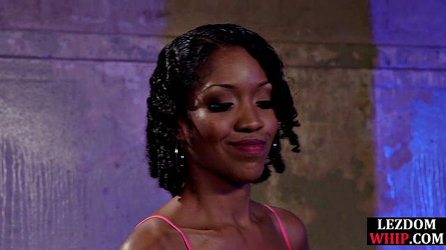 Cute asian licks nasty ebony babe