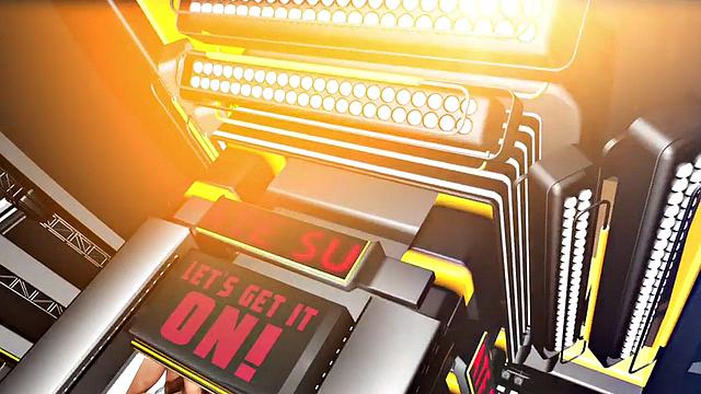 Les Asian wrestler uses loser's mouth for strapon BJ