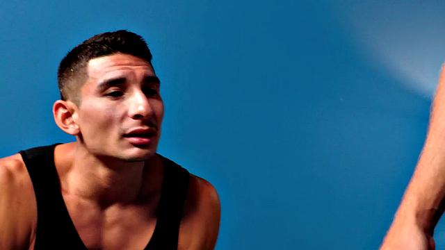 Cuckold watches his BF get fucked by his lover