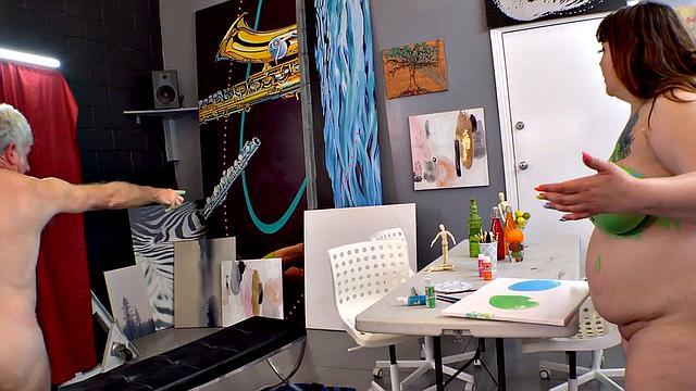 Chunky Art Student Chelsea Gets Kinky