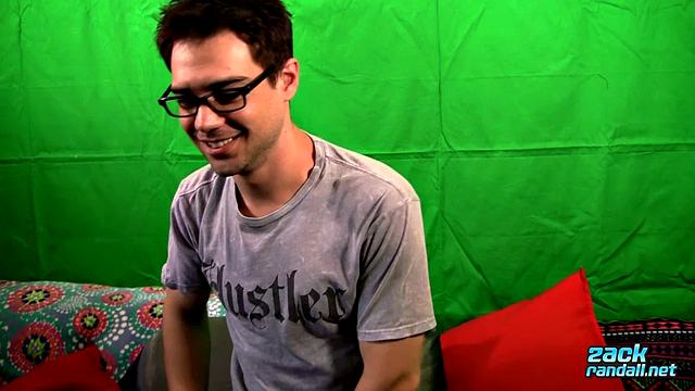 Zack Randall Splashes Himself With Jizz