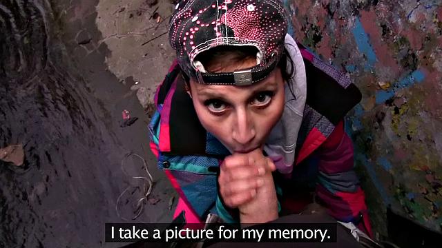 Woman Fucks A Stranger Because She Thinks She'll Be On TV