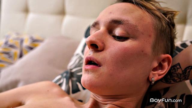 Artik Dunn takes a hard pounding from another man