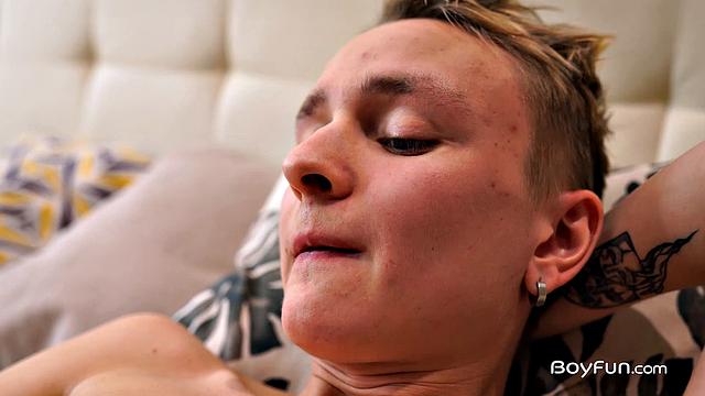 Artik Dunn takes a hard pounding from another man