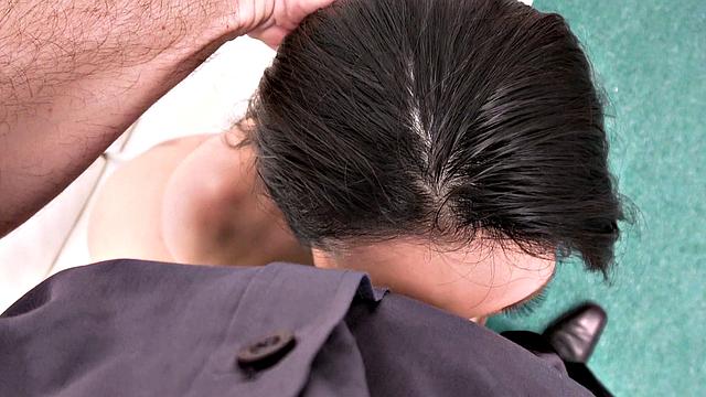 Watch this tattooed Asian babe get fucked doggystyle on the couch while wearing a piercing