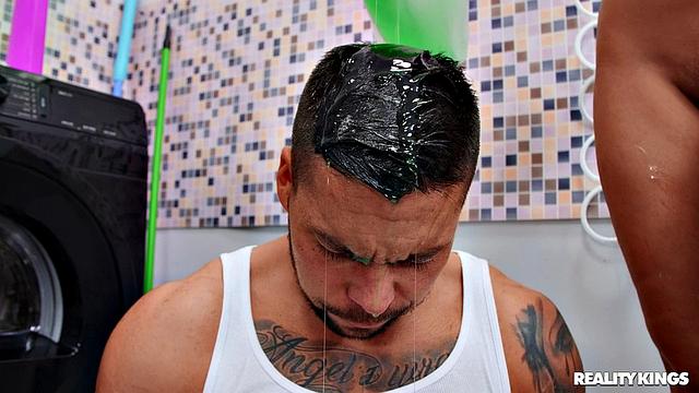 Roommates Over The Washing Machine