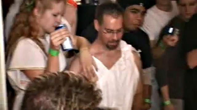 Frat Watch Couple Toga Party