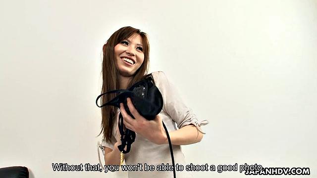Photographer Shiho Goto gets drilled on set