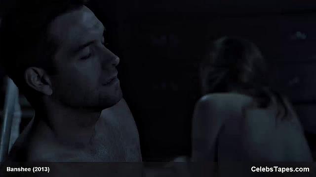 Lili Simmons flaunts her tiny frame & gives a sensual outdoor topless kiss