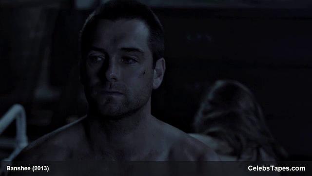 Lili Simmons flaunts her tiny frame & gives a sensual outdoor topless kiss