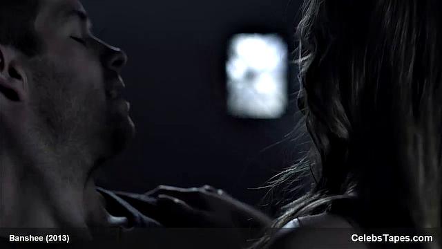 Lili Simmons flaunts her tiny frame & gives a sensual outdoor topless kiss