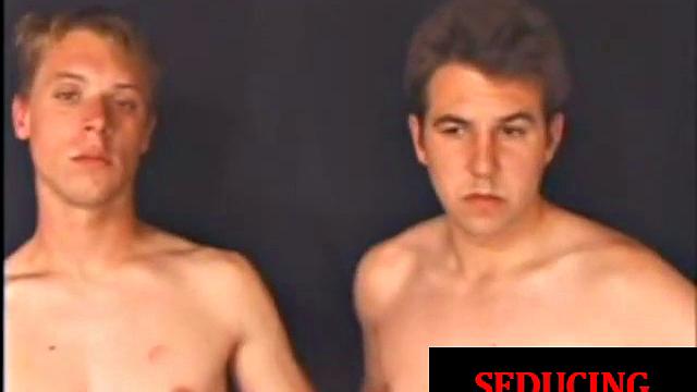 Straight twinks playing with shafts until jizz