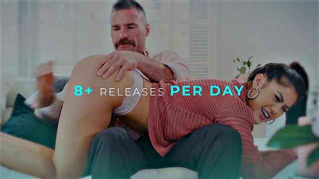 ANAL TIME.XXX - Goth Holly Hendrix Tight Ass Fucked By Stepdad