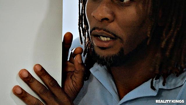 MILF Busts Sneaky Kitchen Blowjob