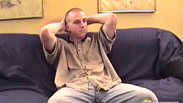 The last time we saw straight boy Jason, he was getting his 9 inch dick sucked by a 22 year old Marine, while his girlfriend watched! This time Auntie Bob reaches in and gives him a helping hand.