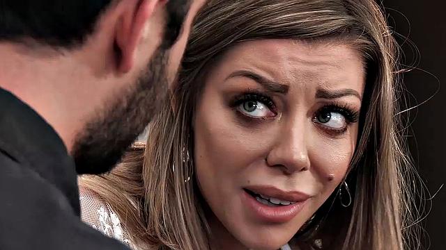 Big Tits Blonde Karma Rx Fucked By Salesman In Front of Husband