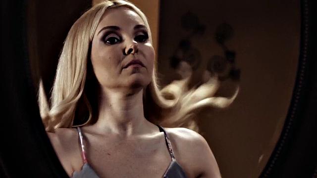 Kinky tattooed redhead mistress gives a sloppy blowjob before getting pounded from behind