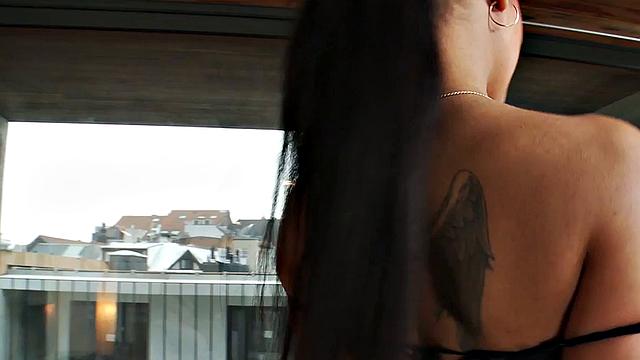 IR Analgaping Maid Fucked by BBC Dude in Her Greedy Asshole