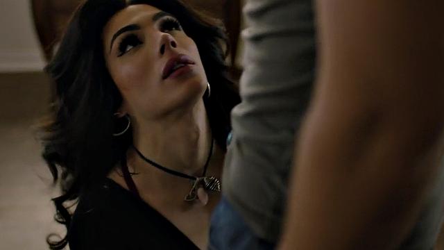 19yo shemale cockriding, fucked in ass by bareback lover