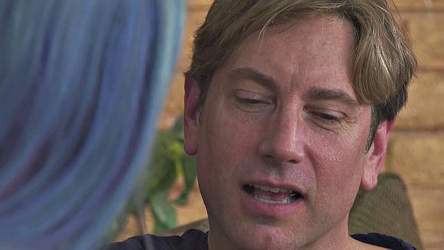 Exotic tgirl buttfucking guy during duo on couch