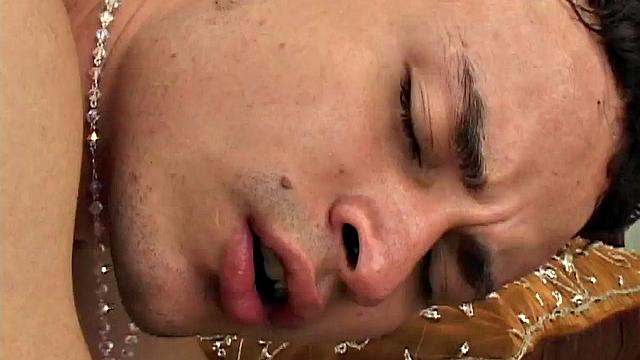 Muscular Latino got cocksucked