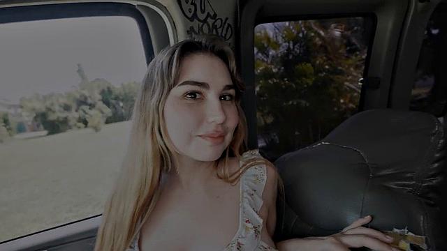 Pulled stud barebacks gay in van outdoor for money