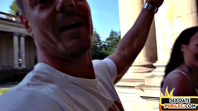 German public tattooed MILF fucked outdoor by sex date