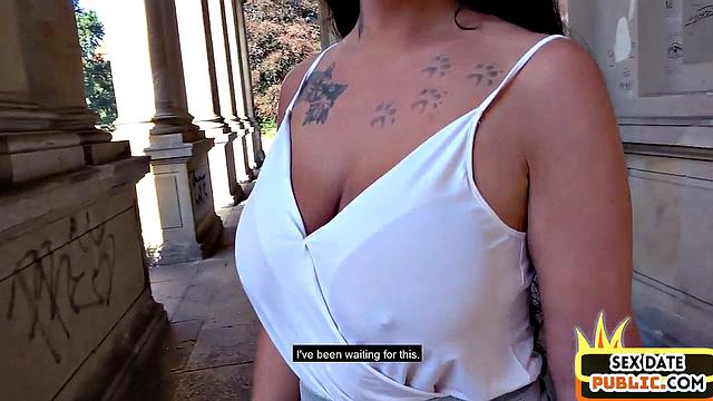 German public tattooed MILF fucked outdoor by sex date