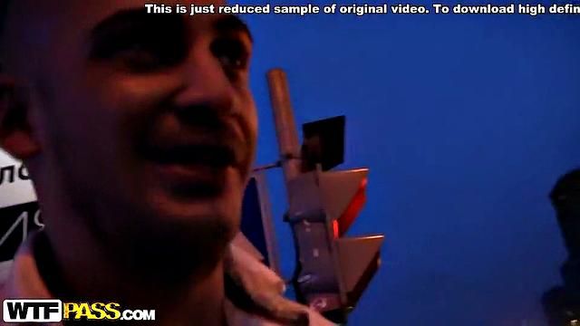 Teen seduced into public fuck